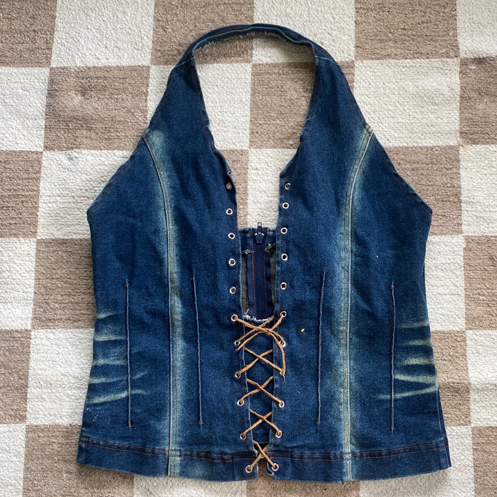 Y2K halter top XL